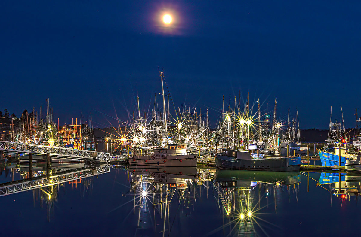 Boats at Night